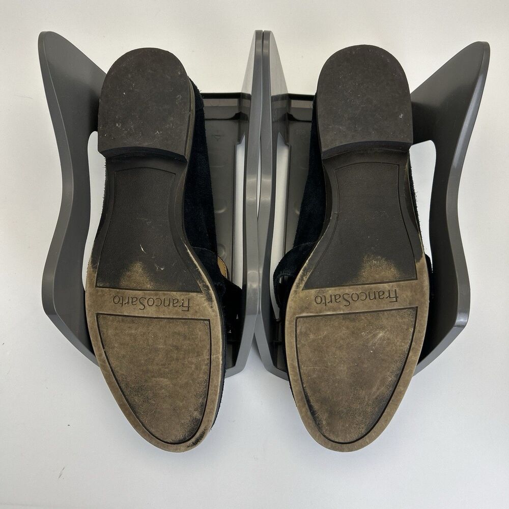 Franco Sarto BAYLOR Loafers Womens Sz 11 M Black Suede Leather Academia Preppy - Picture 8 of 8